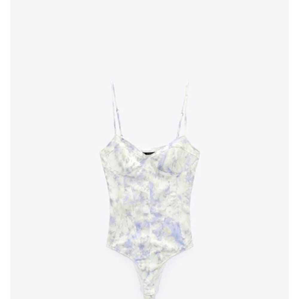 Tie Dye Bustier Bodysuit Only One